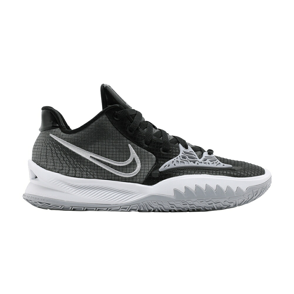 ナイキ カイリー 黒色 ブラック 灰色 グレー 白色 ホワイト 'BLACK GREY' スニーカー メンズ NIKE KYRIE LOW 4 TB WOLF / BLACK WOLF GREY WHITE|スニケス