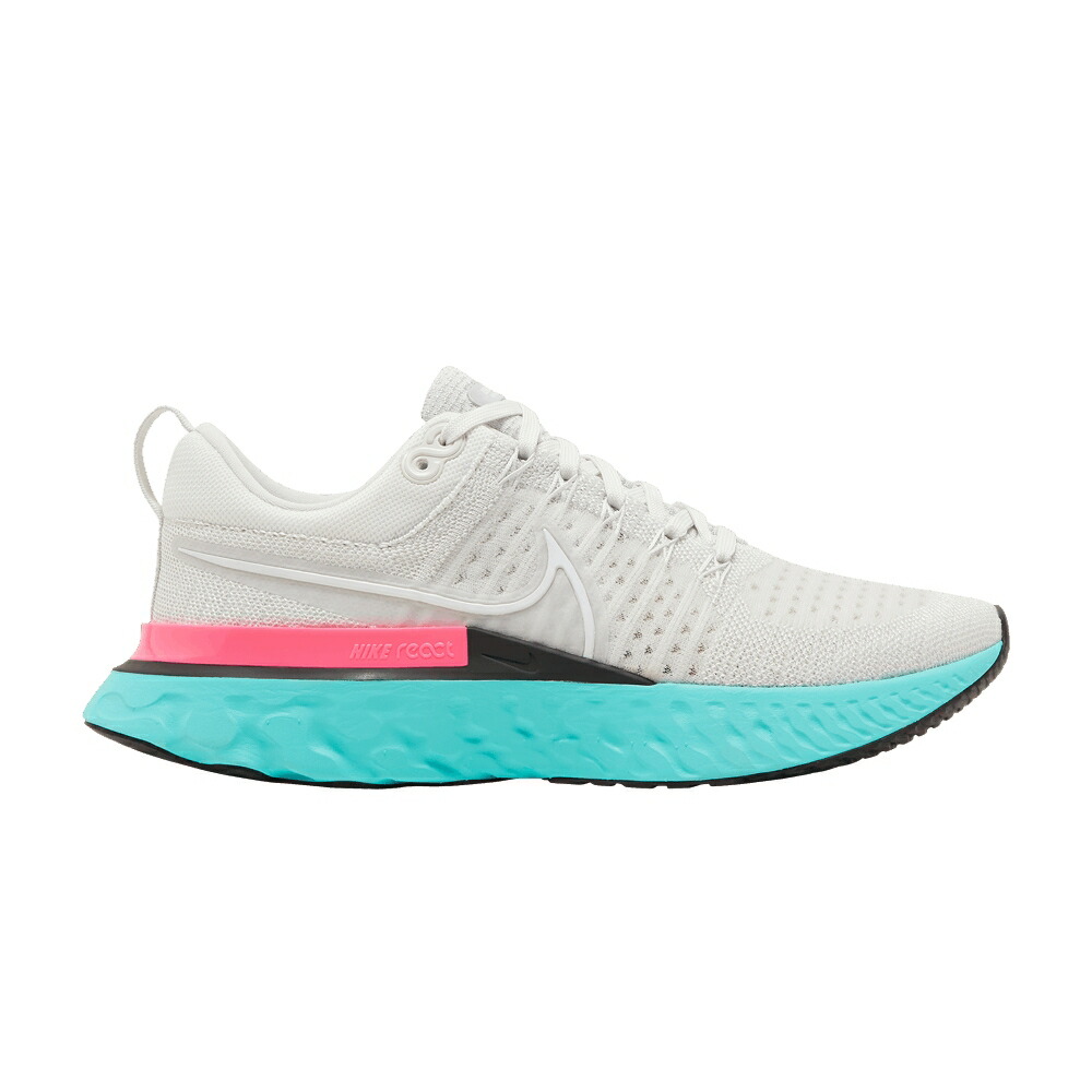 ナイキ リアクト ラン フライニット プラチナム 灰色 グレー ダイナミック OUTH BEACH スニーカー メンズ NIKE REACT INFINITY RUN FLYKNIT 2 / PLATINUM TINT GREY FOG DYNAMIC