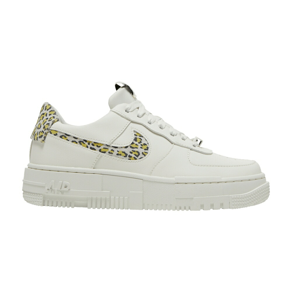 ナイキ 黒色 ブラック エアフォース 'LEOPARD' スニーカー レディース NIKE WMNS AIR FORCE 1 PIXEL SE / SAIL LIGHT LEMON TWIST BLACK 27,051円