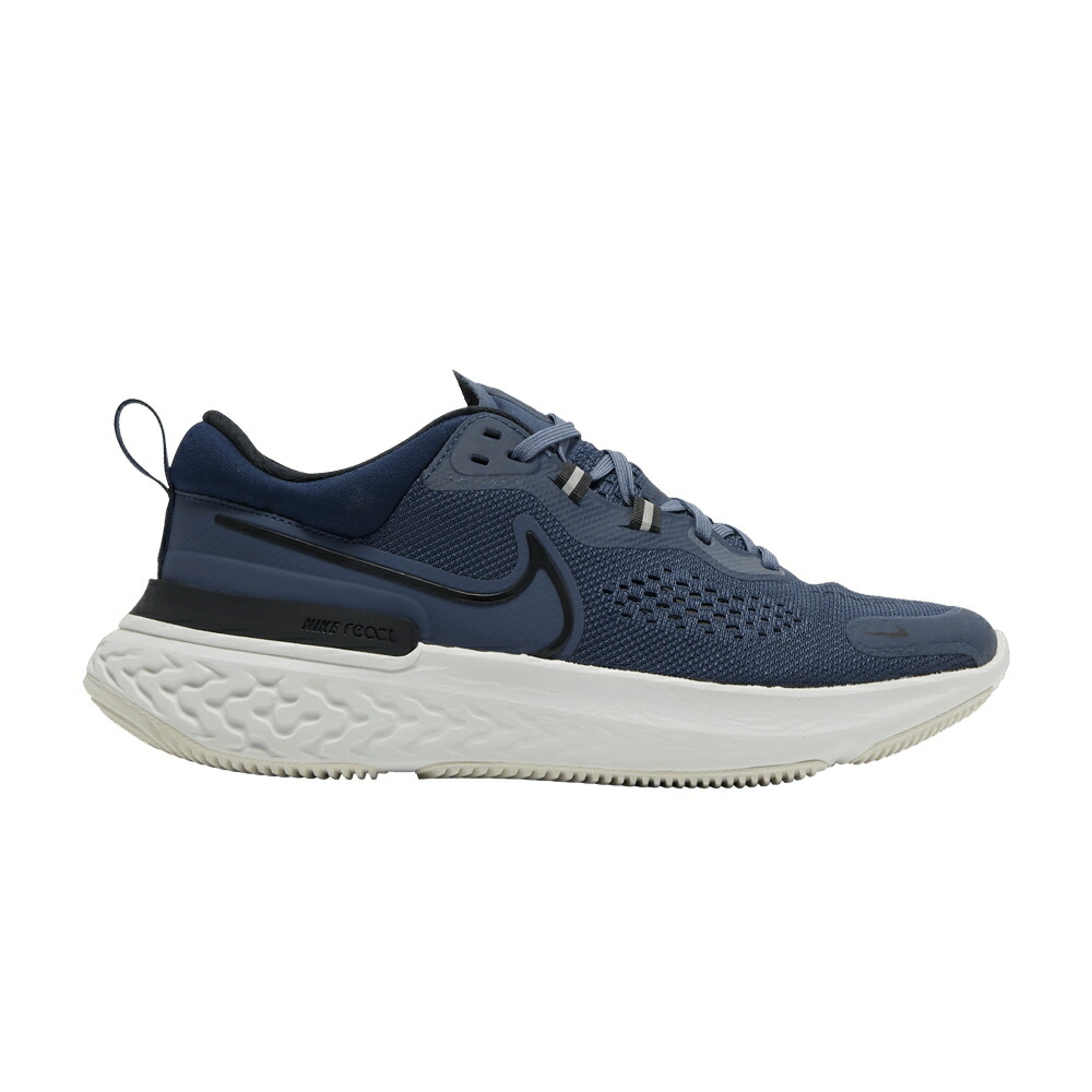 ナイキ リアクト サンダー 青み 青色 黒いこと 黒いこと \u0027THUNDER BLUE\u0027 スニーカー メンズ NIKE REACT MILER 2 / THUNDER BLUE OBSIDIAN BLACK