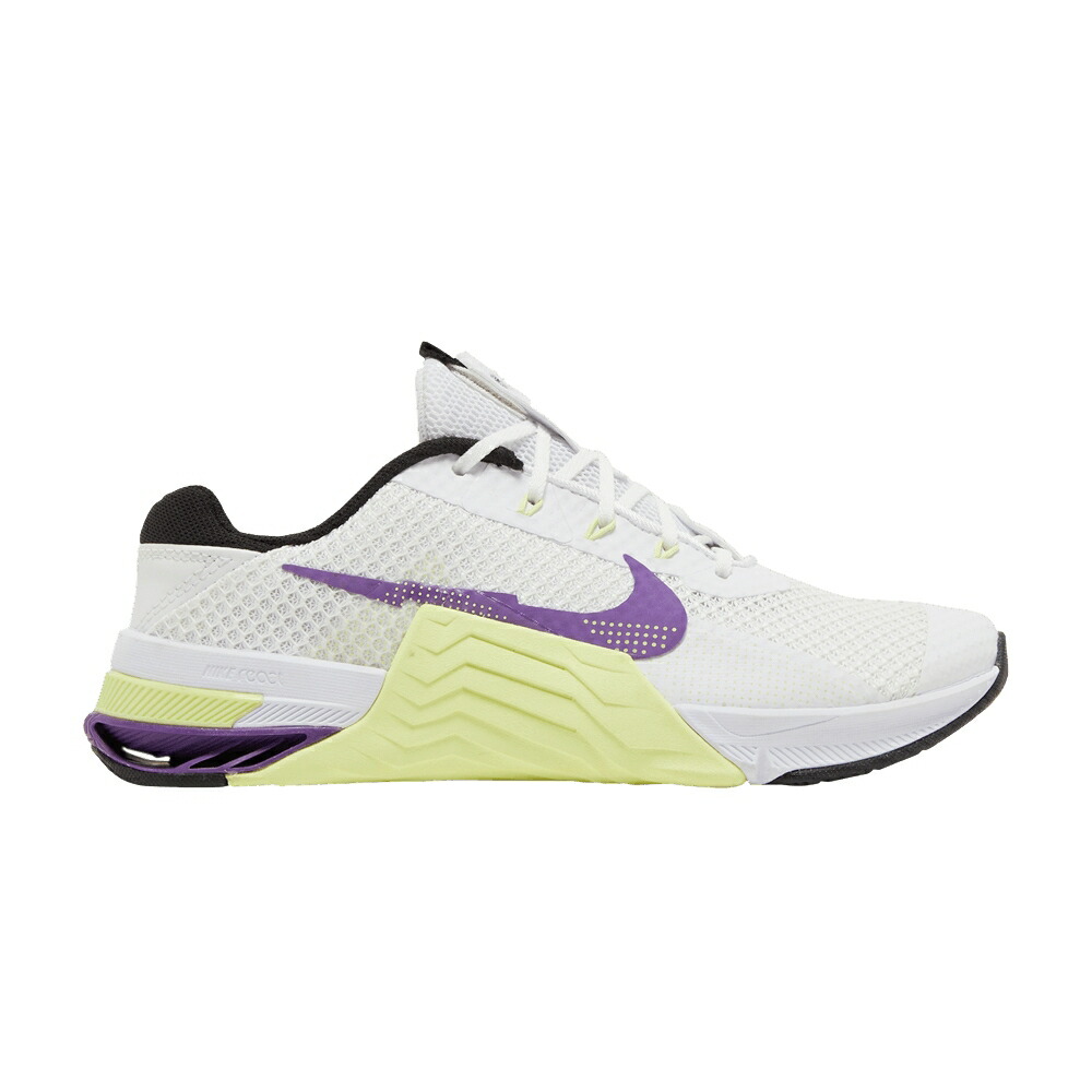ナイキ 白色 ホワイト 黒色 ブラック WHITE TWIST スニーカー レディース NIKE WMNS METCON 7 LIGHT LEMON / WHITE LIGHT LEMON TWIST BLACK