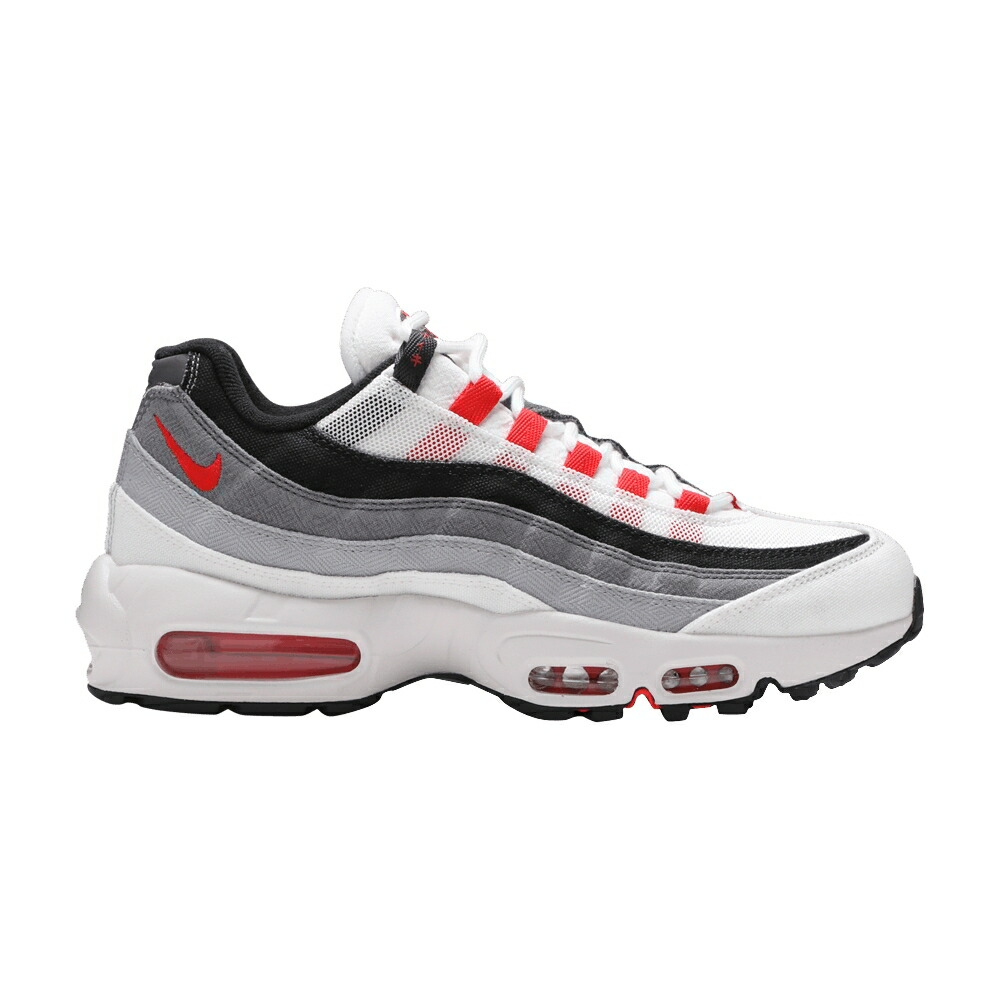 ナイキ マックス 白いこと 白いこと 赤 赤いこと エア湖マックス \u0027JAPAN\u0027 スニーカー メンズ NIKE AIR MAX 95 QS / SUMMIT WHITE CHILE RED OFF NOIR 靴-スニーカー-メンズ靴