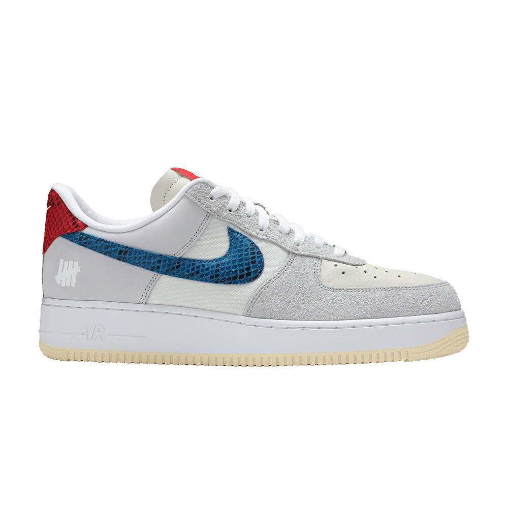 ナイキ メンズ アンディフィーテッド 灰色 グレー 青色 ブルー MEN'S エアフォース '5 IT' スニーカー NIKE UNDEFEATED X AIR FORCE 1 LOW ON / GREY FOG IMPERIAL BLUE