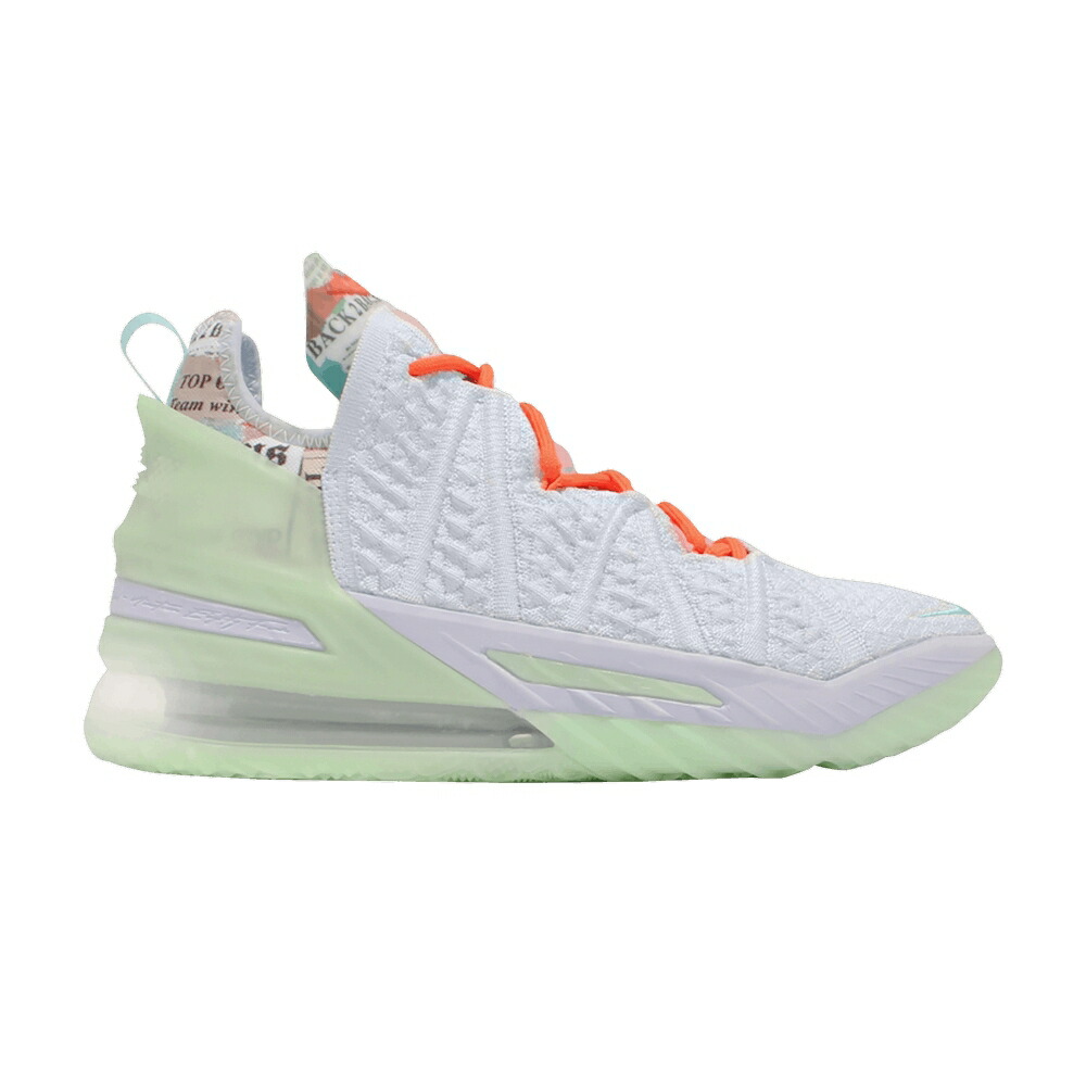 ナイキ レブロン 青味 青み 活動的 \u0027G.O.A.T.\u0027 スニーカー メンズ NIKE DIANA TAURASI X LEBRON 18 EP / BLUE TINT DYNAMIC TURQ GHOST