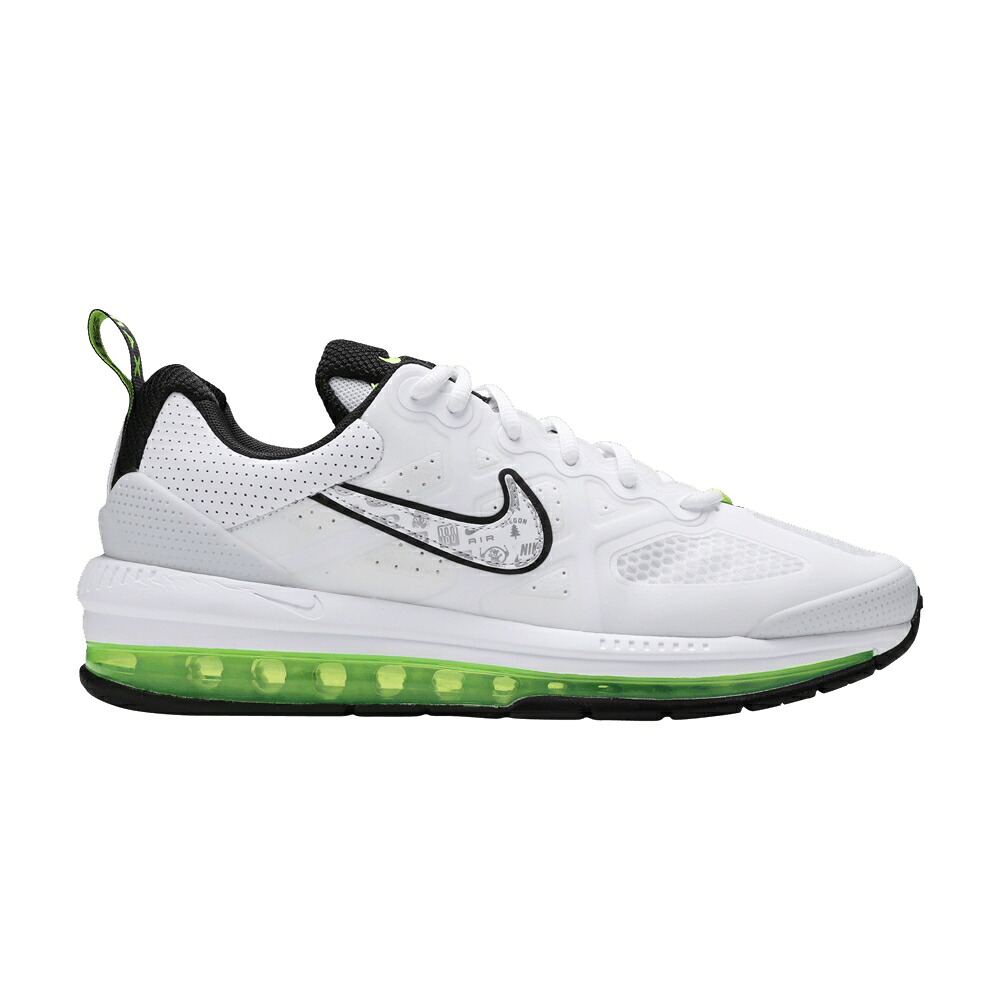 ナイキ マックス 白色 ホワイト ピュア プラチナム 黒色 ブラック エアマックス 'WHITE VOLT' スニーカー メンズ NIKE AIR MAX GENOME / WHITE VOLT PURE PLATINUM BLACK