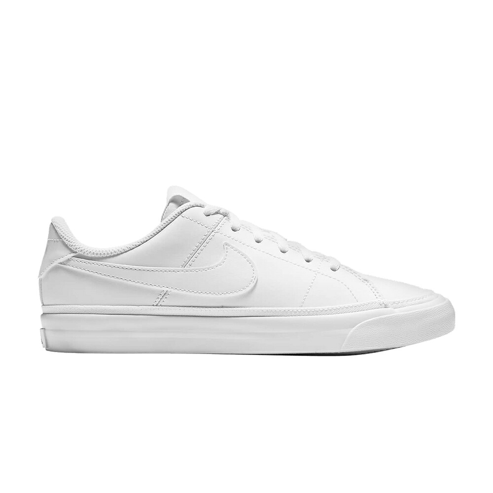 ナイキ 厚地の外套 レガシー 白いこと 白いこと \u0027TRIPLE WHITE\u0027 御坊っちゃん キッズ NIKE COURT LEGACY GS / WHITE WHITE WHITE もの言う花 マタニティ スニーカー