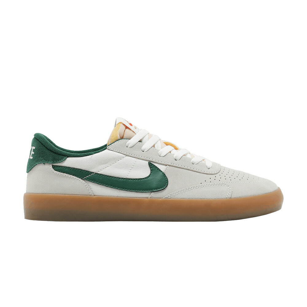 ナイキ エスビー 橙 オレンジ 'SAIL GREEN' スニーカー メンズ NIKE HERITAGE VULC SB GORGE / SAIL SAIL SAFETY ORANGE GORGE|スニケス
