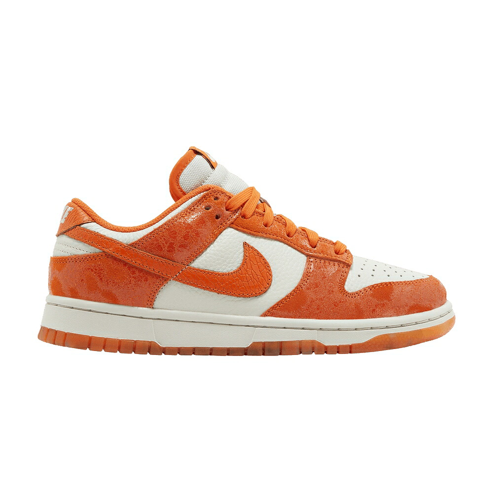 ナイキ ダンク 橙 オレンジ色 レーザ ダンクロー \u0027CRACKED ORANGE\u0027 スニーカー レディース NIKE WMNS DUNK LOW / LIGHT BONE SAFETY ORANGE LASER