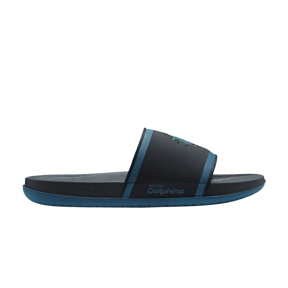ナイキ サンダル ドルフィンズ ターボ 緑 グリーン 'マイアミ 2023' スニーカー メンズ NIKE NFL X OFFCOURT SLIDE 'MIAMI DOLPHINS / ANTHRACITE MARINA TURBO GREEN|スニケス