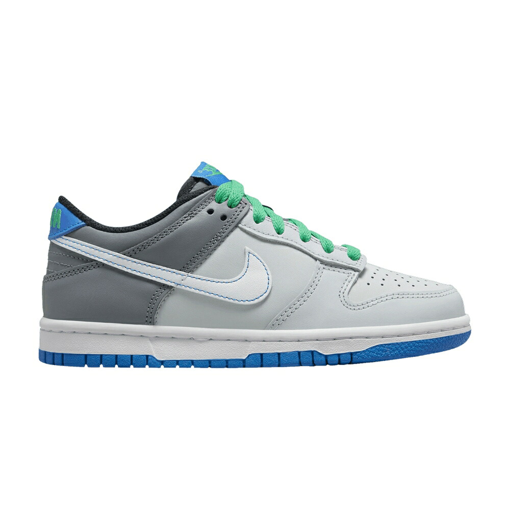 ナイキ ダンク プラチナム ピュア 白色 ホワイト クール 灰色 グレー ダンクロー 'PURE BLUE' ジュニア キッズ NIKE DUNK LOW GS PLATINUM PHOTO / PURE PLATINUM WHITE COOL GREY ベビー マタニティ スニーカ｜スニケス