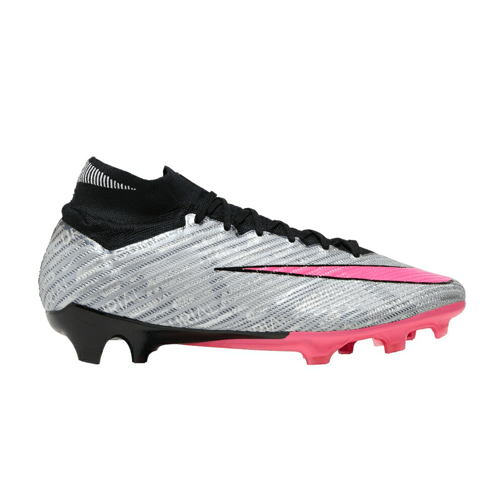 ナイキ ズーム エリート 銀色 シルバー 黒色 ブラック ピンク '25TH PACK' スニーカー メンズ NIKE ZOOM MERCURIAL SUPERFLY 9 ELITE FG ANNIVERSARY / METALLIC SILVER BLACK HYPER PINK