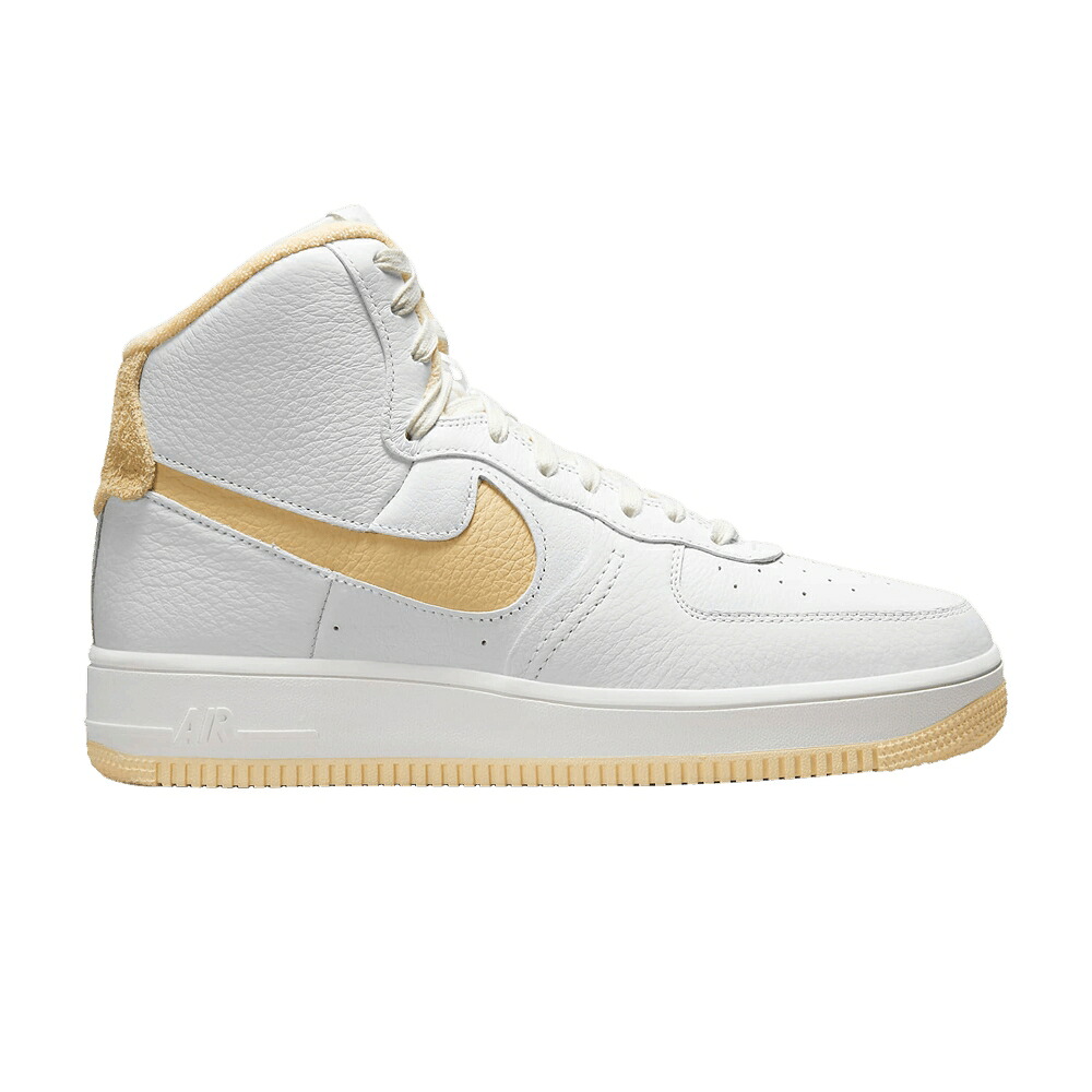ナイキ ご機嫌 白いこと 白いこと 空軍 \u0027WHITE VANILLA\u0027 スニーカー レディース NIKE WMNS AIR FORCE 1 HIGH SCULPT PALE / WHITE PALE VANILLA SAIL PALE