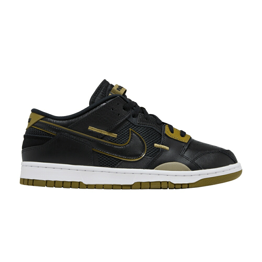 ナイキ ダンク 黒色 ブラック ダンクロー BLACK OLIVE スニーカー メンズ NIKE DUNK LOW SCRAP / BLACK BLACK PILGRIM OFF NOIR