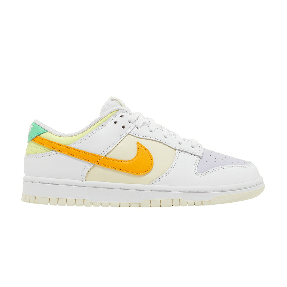 ナイキ ダンク 白色 ホワイト ダンクロー UNDIAL スニーカー レディース NIKE WMNS DUNK LOW / WHITE LIGHT LEMON TWIST SUNDIAL