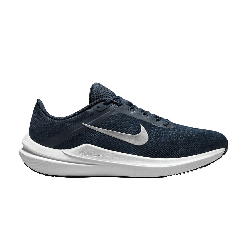 ナイキ 紺色 ネイビー カレッジ プラチナム 黒色 ブラック 'COLLEGE SILVER' スニーカー メンズ NIKE WINFLO 10 NAVY METALLIC / COLLEGE NAVY PLATINUM TINT BLACK