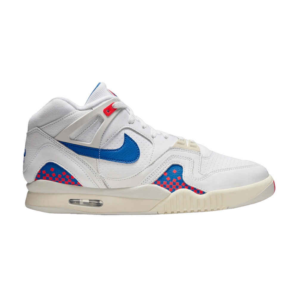 ナイキ テック 白色 ホワイト 青色 ブルー レーザー クリムゾン 'PIXEL COURT' スニーカー メンズ NIKE AIR TECH CHALLENGE 2 / WHITE ROYAL BLUE LASER CRIMSON|スニケス