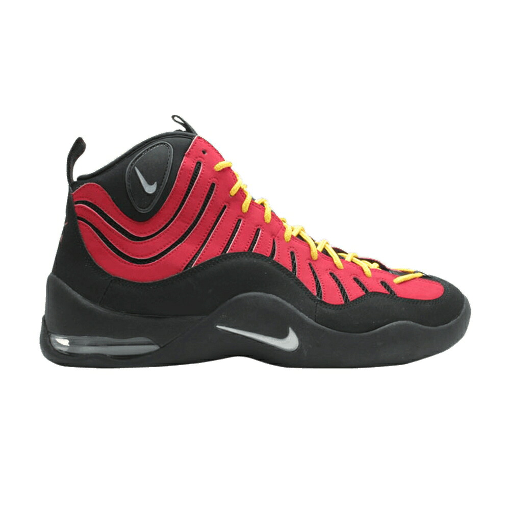 ナイキ 黒色 ブラック 銀色 シルバー 'BLACK RED' スニーカー メンズ NIKE AIR BAKIN 2013 / BLACK METALLIC SILVER VARSITY