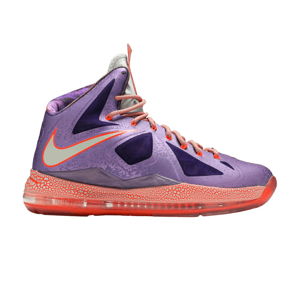ナイキ レブロン レーザ 紫 パープル 薄墨色 薄墨色 \u0027ALL EXTRATERRESTRIAL\u0027 スニーカー メンズ NIKE LEBRON 10 STAR - / LASER PURPLE STRATA GREY TOTAL