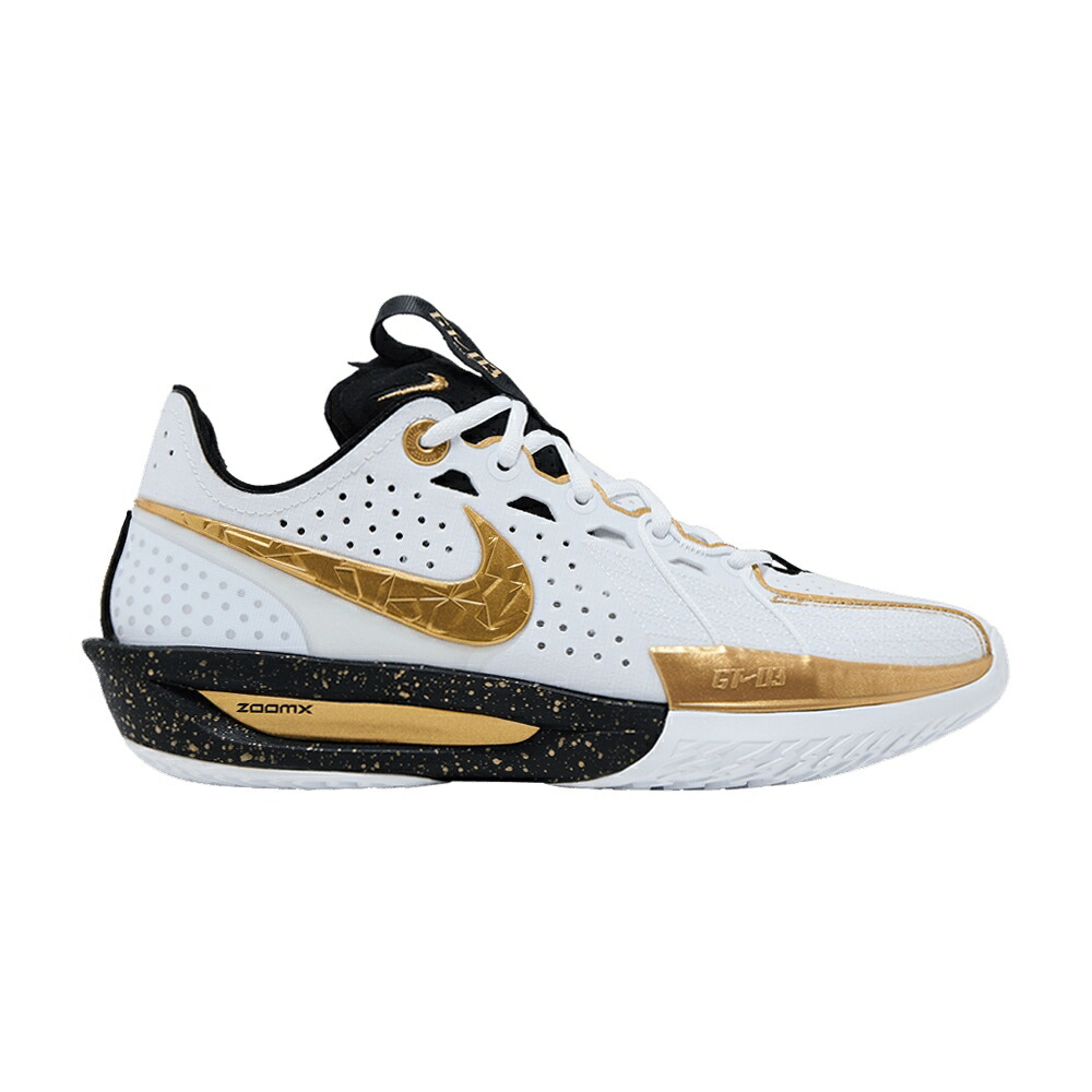 ナイキ ズーム 白色 ホワイト 黒色 ブラック ゴールド CHBL スニーカー メンズ NIKE AIR ZOOM GT CUT 3 / WHITE BLACK METALLIC GOLD