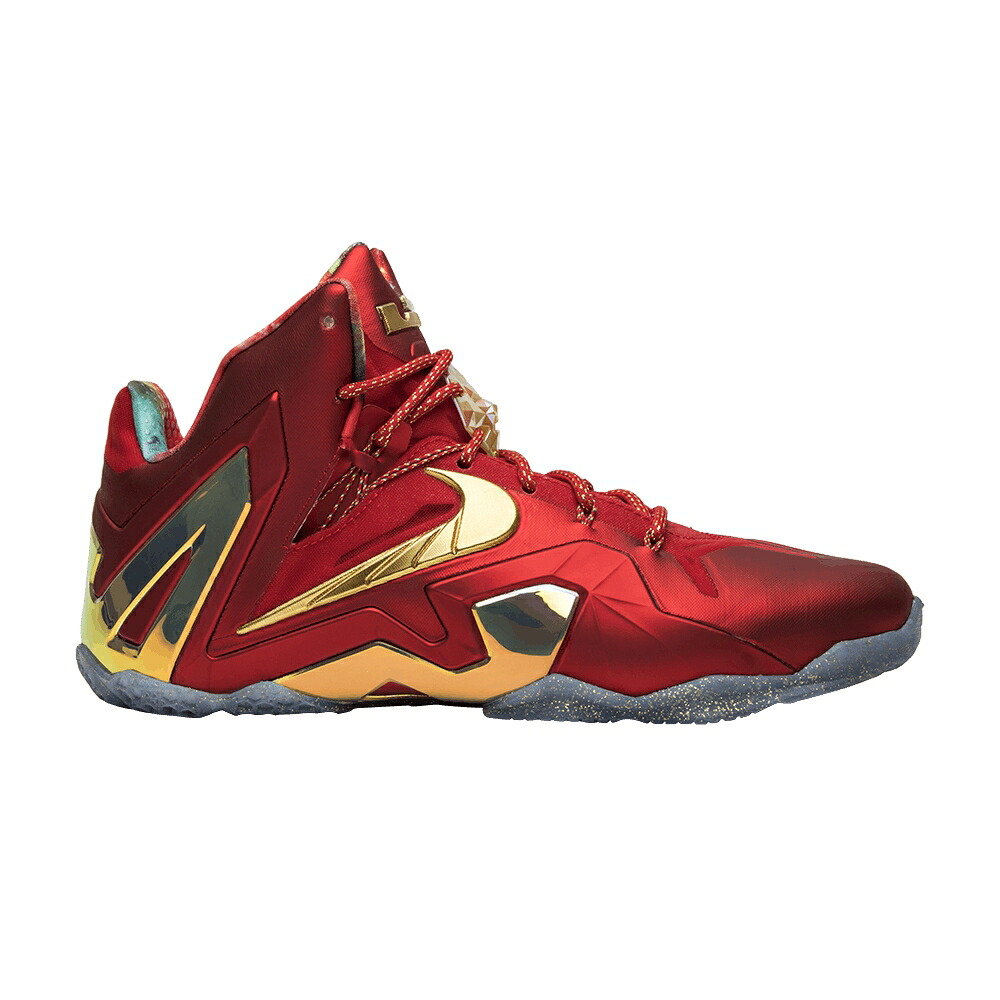 ナイキ レブロン エリート 赤 赤いこと ゴールド \u0027CHAMPIONSHIP\u0027 スニーカー メンズ NIKE LEBRON 11 ELITE SE / UNIVERSITY RED METALLIC GOLD
