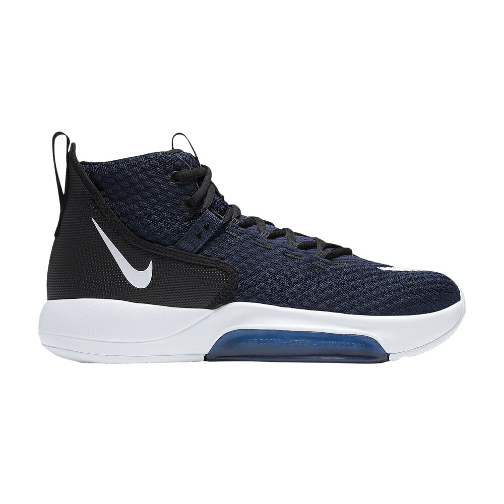 ナイキ ズーム 紺色 ネイビー 黒色 ブラック 白色 ホワイト ズームライズ 'MIDNIGHT NAVY' スニーカー メンズ NIKE ZOOM RIZE TB / MIDNIGHT NAVY BLACK WHITE｜スニケス