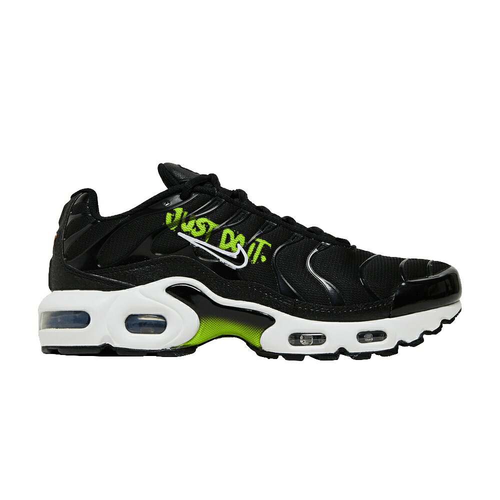 ナイキ マックス 黒色 ブラック 白色 ホワイト エアマックスプラス 'BLACK VOLT' ジュニア キッズ NIKE AIR MAX PLUS 1 GS / BLACK VOLT WHITE BLACK ベビー マタニティ スニーカー|スニケス
