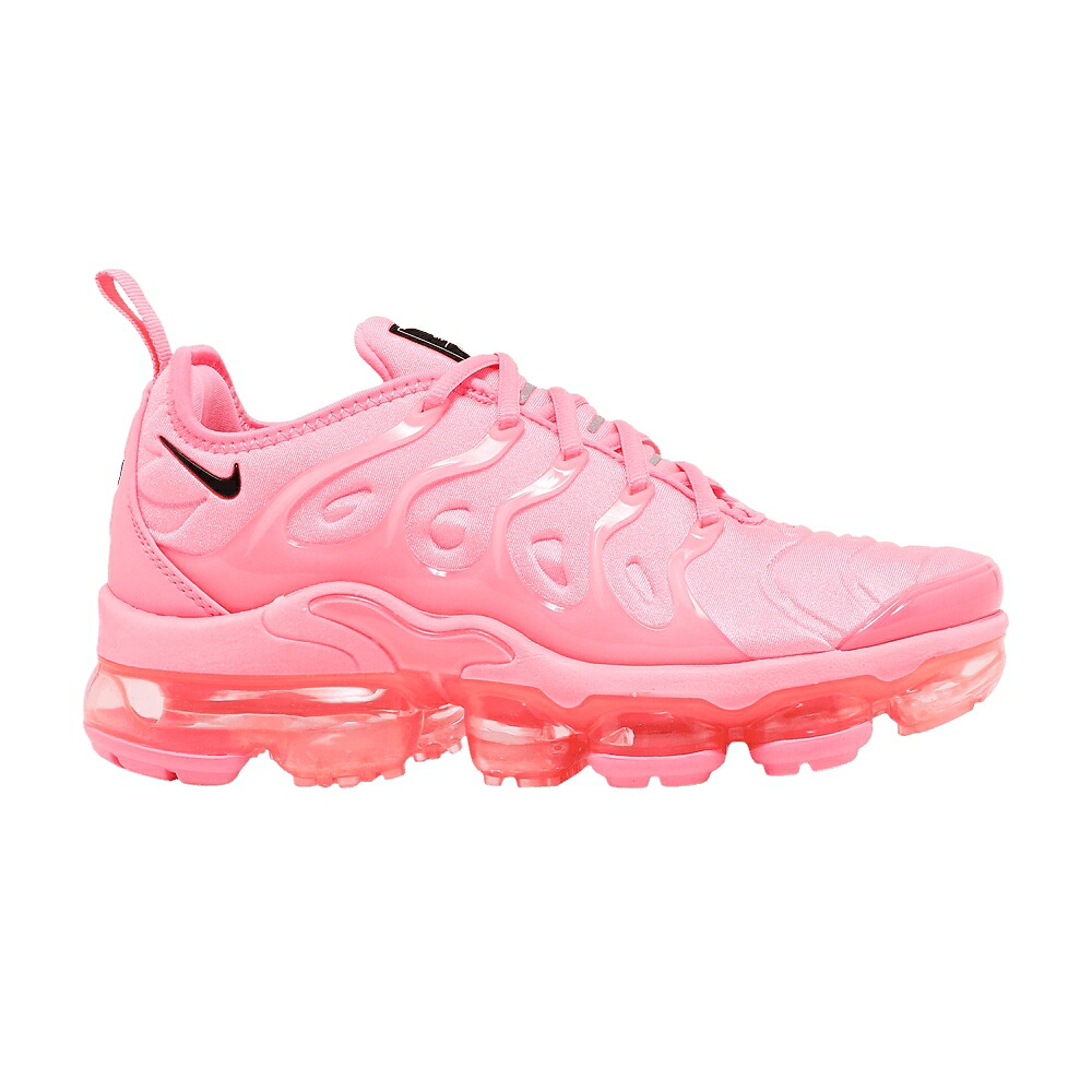ナイキ 黒いこと 黒いこと 緑 緑であること エアヴェイパーマックス \u0027BUBBLEGUM\u0027 スニーカー レディース NIKE WMNS AIR VAPORMAX PLUS / SUNSET PULSE BLACK GHOST GREEN