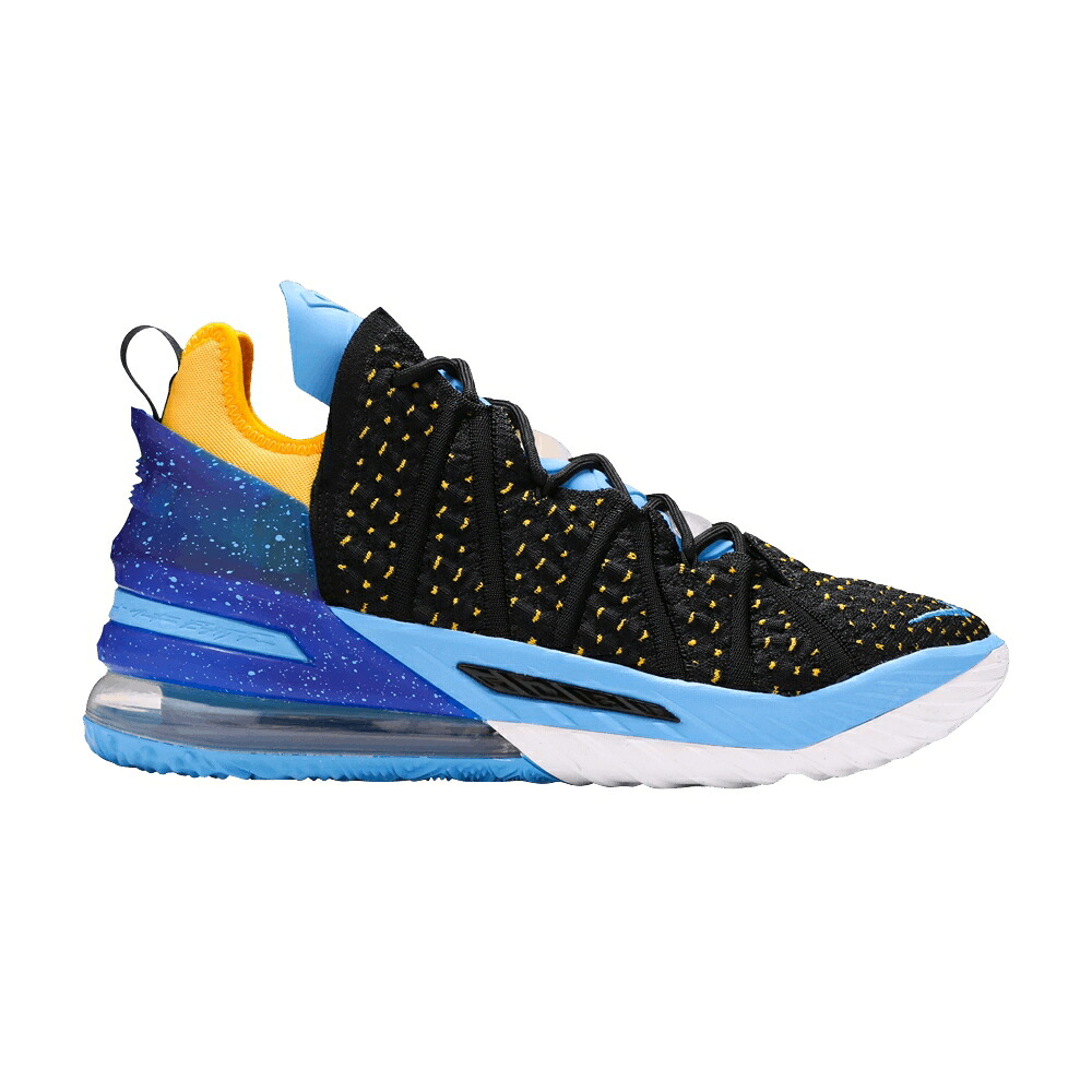 ナイキ レブロン 黒いこと 黒いこと ゴールド \u0027LAKERS HERITAGE\u0027 スニーカー メンズ NIKE LEBRON 18 / BLACK UNIVERSITY GOLD COAST