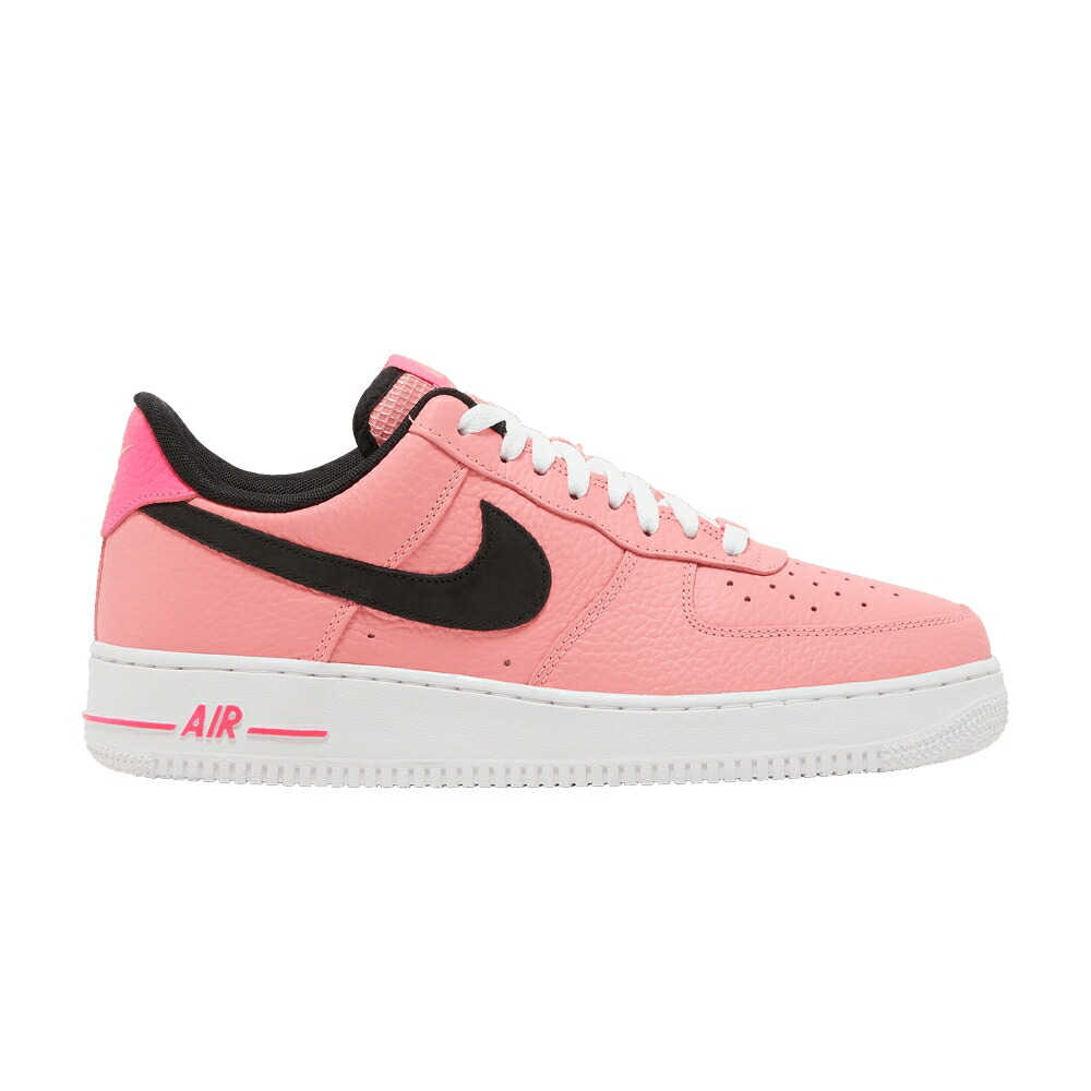 ナイキ ピンク 黒色 ブラック 白色 ホワイト エアフォース '07 'PINK BLACK' スニーカー メンズ NIKE AIR FORCE 1 LOW GAZE / PINK GAZE BLACK WHITE HYPER PINK