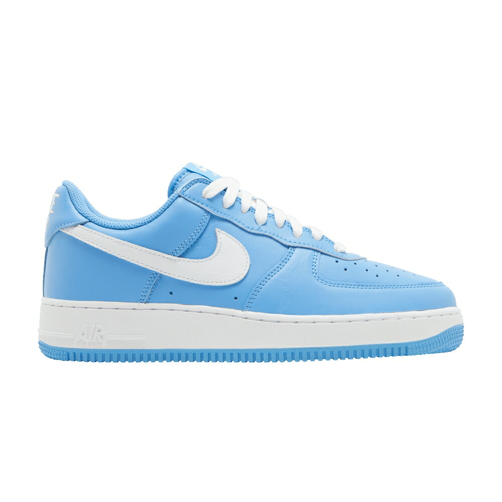 ナイキ 青み 青色 白いこと 白いこと 空軍 \u0027COLOR BLUE\u0027 スニーカー メンズ NIKE AIR FORCE 1 LOW OF THE MONTH - UNIVERSITY / UNIVERSITY BLUE WHITE METALLIC