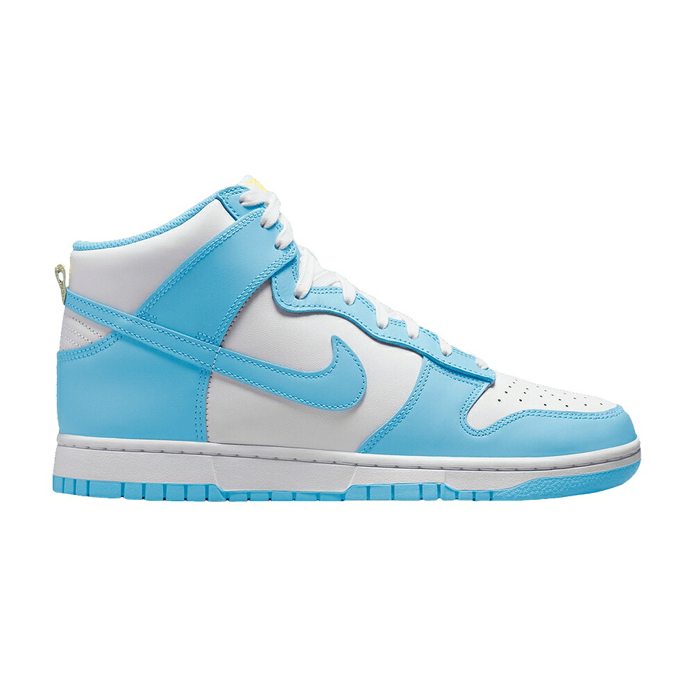 ナイキ ダンク ハイ 青色 ブルー 白色 ホワイト ダンクハイ 'BLUE CHILL' スニーカー メンズ NIKE DUNK HIGH / BLUE CHILL WHITE AMARILLO BLUE|スニケス