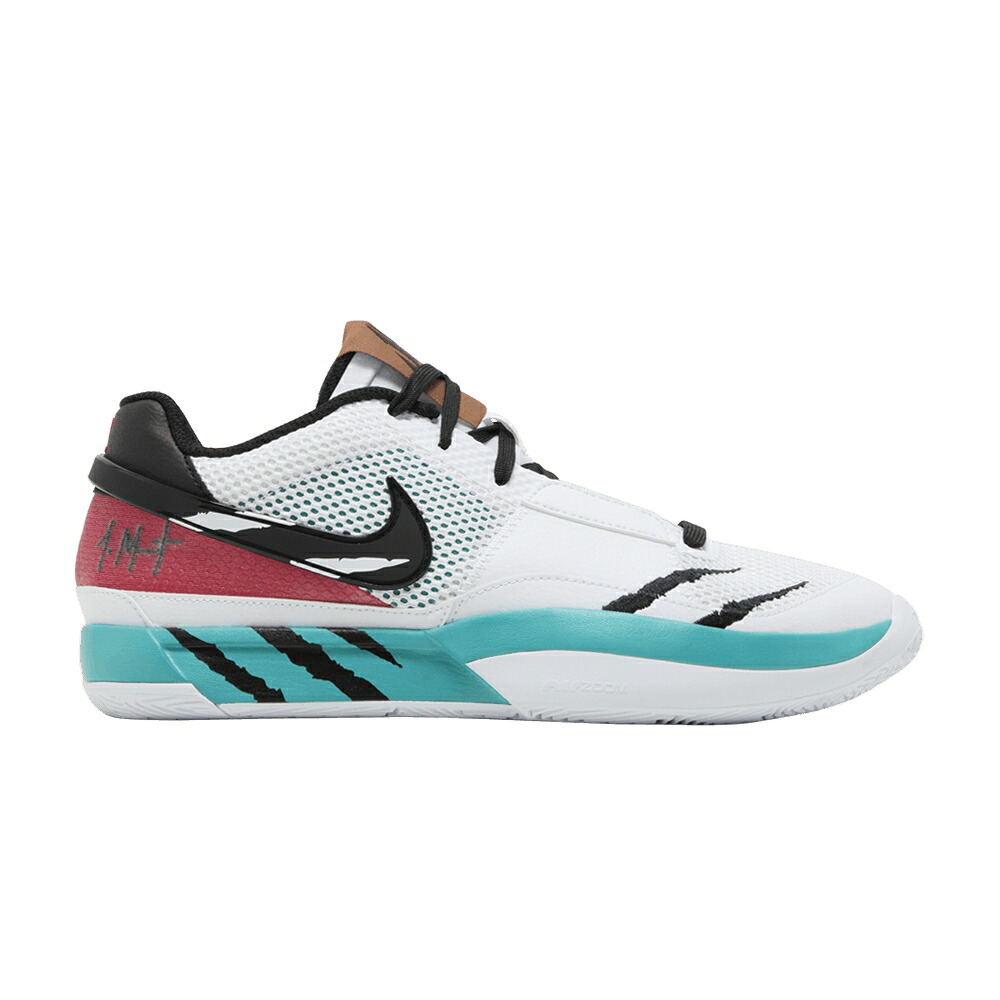 ナイキ 白いこと 白いこと ターボ 緑 緑であること 赤 赤いこと \u0027REVERSE SCRATCH\u0027 スニーカー メンズ NIKE JA 1 / WHITE TURBO GREEN UNIVERSITY RED