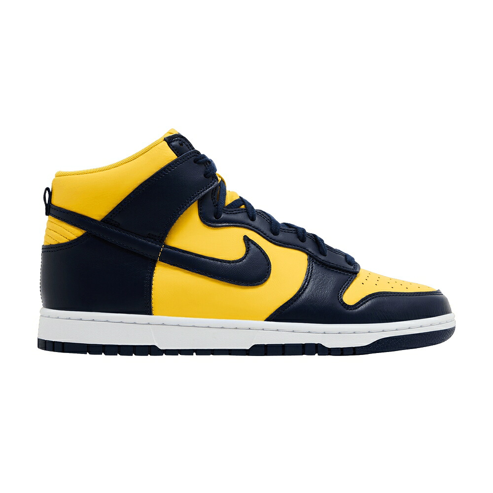 ナイキ ダンク ご機嫌 紺色 米国海軍 ダンクハイ \u0027MICHIGAN\u0027 スニーカー メンズ NIKE DUNK HIGH 2025 / VARSITY MAIZE MIDNIGHT NAVY