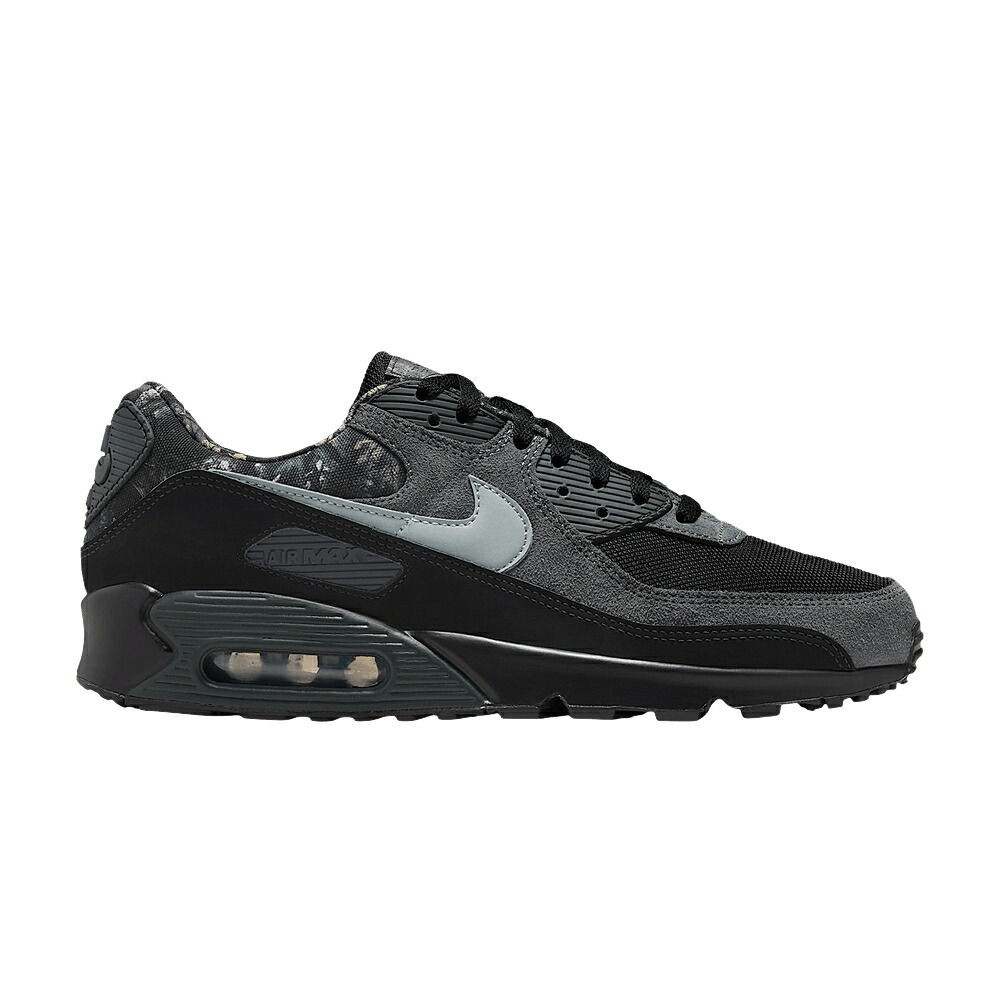 ナイキ マックス 黒いこと 黒いこと 薄墨色 薄墨色 大気圏マックス \u0027BLACK GREY\u0027 スニーカー メンズ NIKE AIR MAX 90 DARK SMOKE / BLACK DARK SMOKE GREY METALLIC
