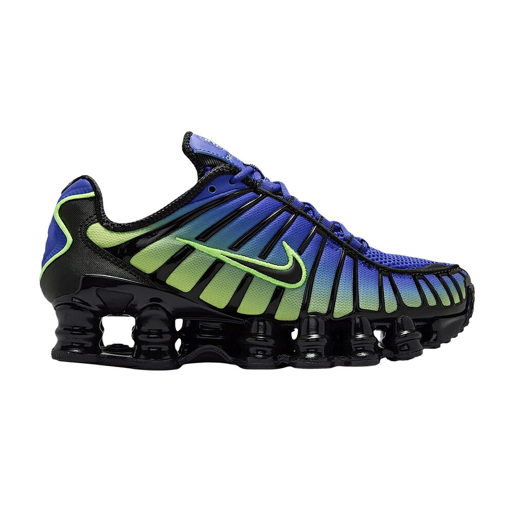 ナイキ ショックス 黒色 ブラック 'LAPIS ICE' ジュニア キッズ NIKE SHOX TL GS VOLT / LAPIS VOLT ICE BLACK ベビー マタニティ スニーカー|スニケス