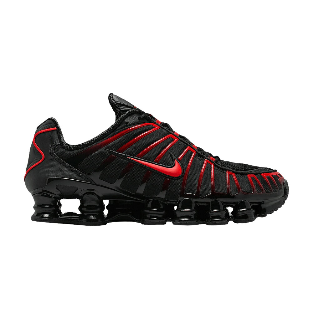 ナイキ ショックス 黒いこと 黒いこと クリムゾン \u0027BLACK CRIMSON\u0027 スニーカー メンズ NIKE SHOX TL LIGHT / BLACK BLACK LIGHT CRIMSON 靴-スニーカー-メンズ靴