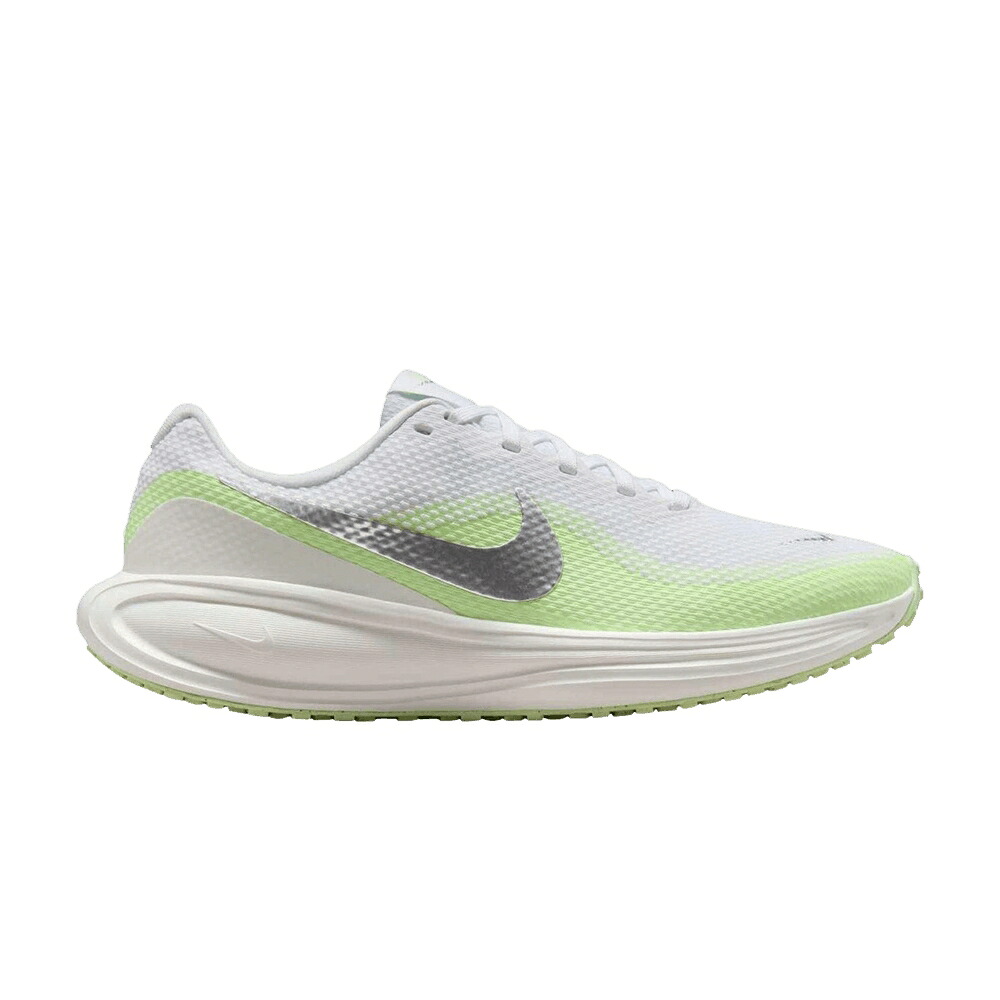 ナイキ 大変革 白いこと 白いこと \u0027WHITE SILVER\u0027 スニーカー レディース NIKE WMNS REVOLUTION 8 BARELY VOLT METALLIC / WHITE BARELY VOLT VOLT METALLIC