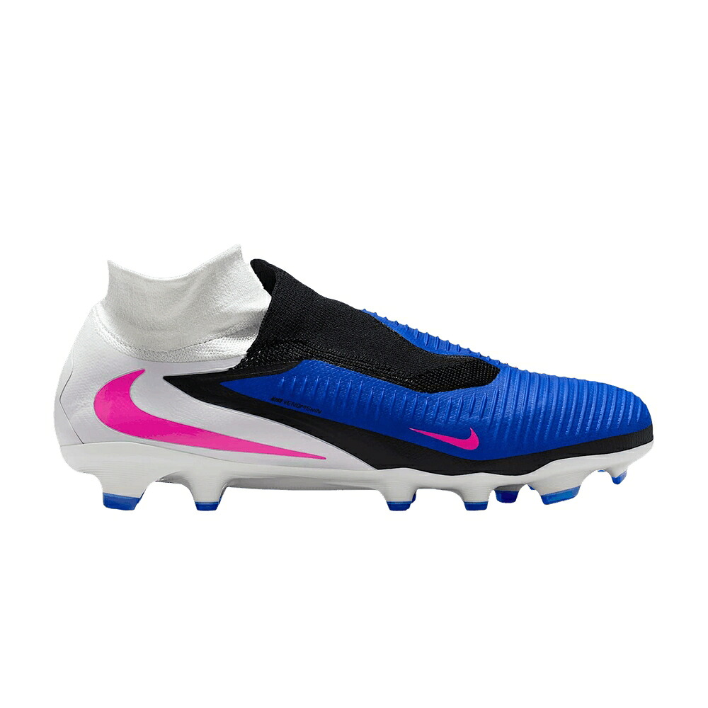 ナイキ ハイ プロ 青色 ブルー 白色 ホワイト ピンク ブラスト 'RACER BLUE' スニーカー メンズ NIKE PHANTOM 6 HIGH PRO FG / RACER BLUE WHITE PINK BLAST｜スニケス