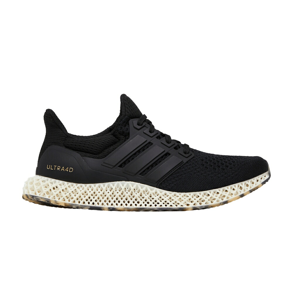 アディダス ウルトラ ゴールド コア 黒色 ブラック 'BLACK LLIC' スニーカー メンズ  ULTRA 4D GOLD / CORE BLACK CORE BLACK GOLD