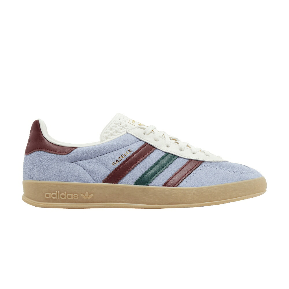 アディダス ガゼル 青み 青色 ぶどう酒色 バーガンディー \u0027BLUE BURGUNDY\u0027 スニーカー メンズ ADIDAS GAZELLE DAWN / BLUE DAWN COLLEGIATE BURGUNDY