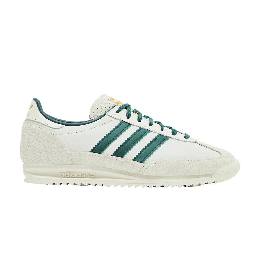 アディダス 白色 ホワイト 緑 グリーン 'OFF GREEN' スニーカー レディース ADIDAS WMNS SL72 OG WHITE COLLEGIATE / OFF WHITE COLLEGIATE GREEN ORBIT|スニケス