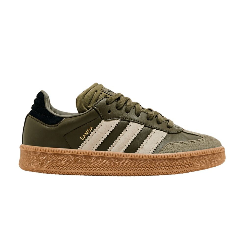 アディダス サンバ オリーブ ベージュ ゴールド \u0027OLIVE STRATA\u0027 スニーカー メンズ ADIDAS SAMBA XLG / OLIVE STRATA WONDER BEIGE GOLD