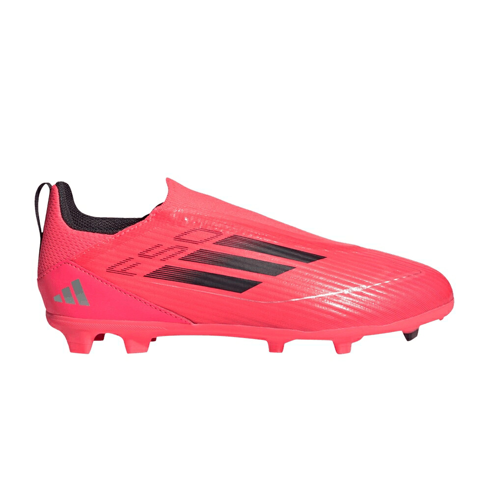 アディダス アディゼロ ターボ 黒色 ブラック プラチナム 'VIVID PACK' スニーカー メンズ ADIDAS ADIZERO F50 LEAGUE LACELESS FG MG K HORIZON / TURBO AURORA BLACK PLATINUM