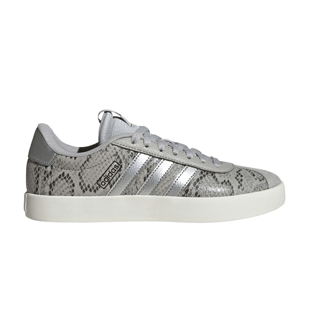 アディダス 厚地の外套 しろがね色 しろがね色 薄墨色 薄墨色 3.0 \u0027GREY METALLIC\u0027 スニーカー レディース ADIDAS WMNS VL COURT SILVER / GREY TWO SILVER METALLIC OFF