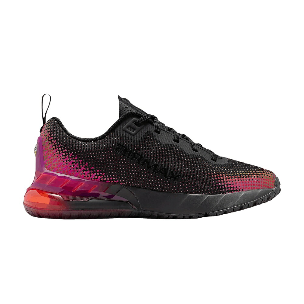 ナイキ マックス フェニックス 黒色 ブラック 紫 パープル 赤 レッド エアマックス 'BLACK PURPLE' ジュニア キッズ NIKE AIR MAX PHOENIX GS VIVID / BLACK VIVID PURPLE CHALLENGE RED ベビー マタニティ スニ