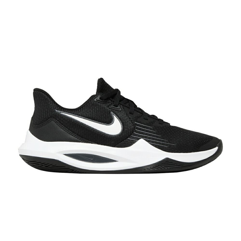 ナイキ 黒色 ブラック 白色 ホワイト BLACK WHITE スニーカー メンズ NIKE PRECISION 5 / BLACK ANTHRACITE WHITE