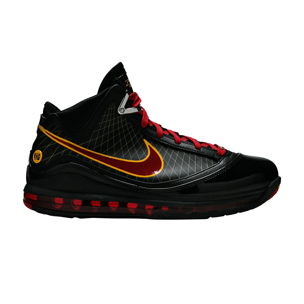 ナイキ マックス レブロン 黒いこと 黒いこと 赤 赤いこと エア湖マックス \u0027FAIRFAX\u0027 スニーカー メンズ NIKE AIR MAX LEBRON 7 / BLACK VARSITY RED VARSITY MAIZE