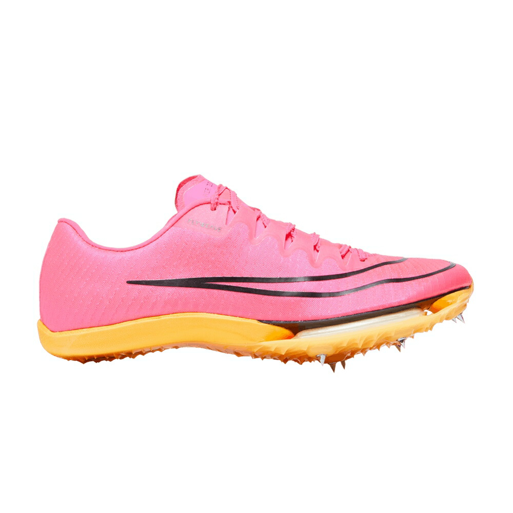 ナイキ 望遠レンズ サクラ色 黒いこと 黒いこと レーザ 橙 オレンジ色 \u0027HYPER ORANGE\u0027 スニーカー メンズ NIKE AIR ZOOM MAXFLY PINK / HYPER PINK BLACK LASER ORANGE