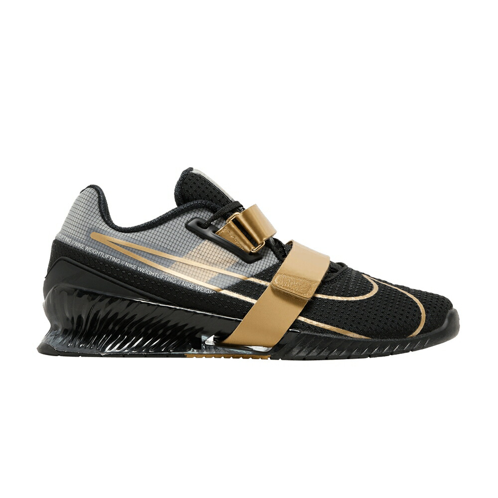 ナイキ 黒いこと 黒いこと ゴールド \u0027BLACK GOLD\u0027 スニーカー メンズ NIKE ROMALEOS 4 METALLIC / BLACK METALLIC GOLD METALLIC