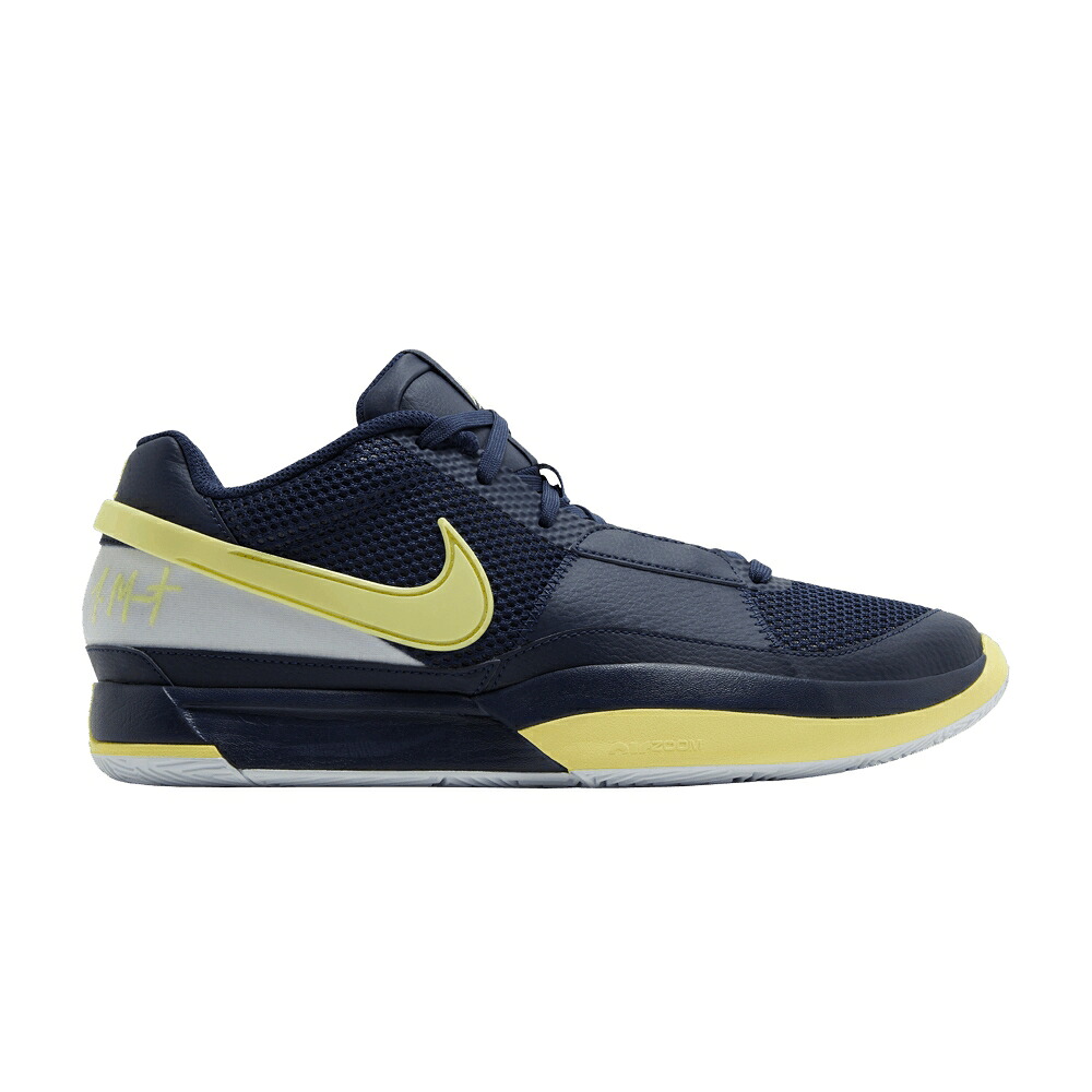 ナイキ 紺色 米国海軍 レーザ 橙 オレンジ色 \u0027MURRAY STATE\u0027 スニーカー メンズ NIKE JA 1 / MIDNIGHT NAVY LIGHT LASER ORANGE